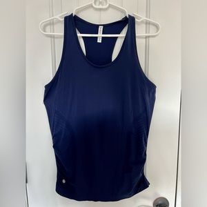 Athleta Dress Blue Speedlight Tank - M